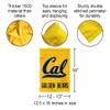 Cal Berkeley Golden Bears Gold Cal Garden Banner Flag view 3