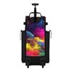 Boombah Rolling Superpack 2.0 Baseball/Softball Gear Bag - 23-1/2" x 13-1/2" x 9-1/2" - Burst Multi - Telescopic Handle - Holds 4 Bats - Wheeled Version view 3