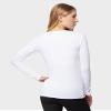 32 Degrees Heat Womens Ultra Soft Thermal Lightweight Baselayer Scoop Neck Long Sleeve Top, White, X-Small view 2