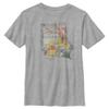 Disney Boy's Winnie The Pooh Window Watching T-Shirt - Athletic Heather - Small view 1