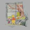 Disney Boy's Winnie The Pooh Window Watching T-Shirt - Athletic Heather - Small view 2