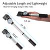 Lumintrail Portable Presta Valve Bike Hand Pump with PSI Pressure Gauge - Frame Mount Bicycle Tire Air Pump Fits Presta Valve & Schrader Valves - Portable Bike Pumps view 3