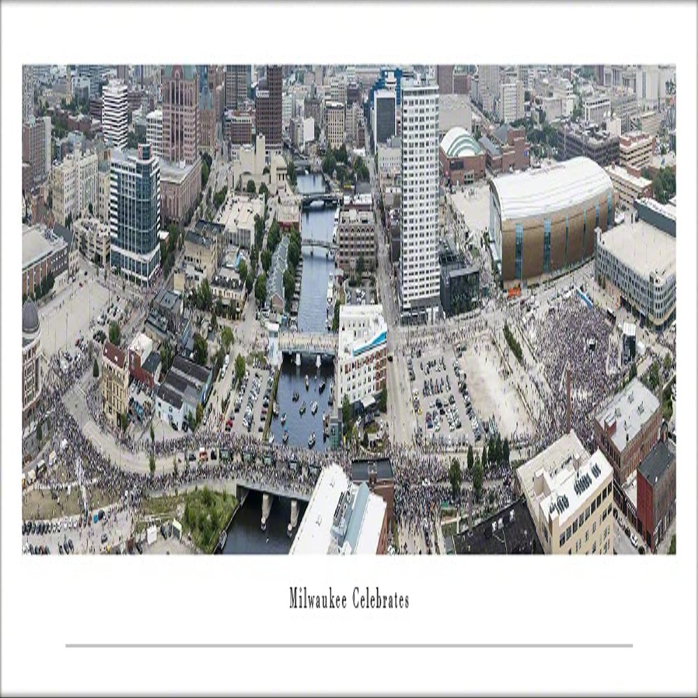 Milwaukee Celebrates - Unframed 40 x 13.5 Poster by Blakeway Panoramas