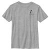 Disney Boy's Winnie The Pooh Eeyore Pocket Sketch T-Shirt - Athletic Heather - Large view 1