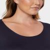 32 Degrees Heat Womens Ultra Soft Thermal Lightweight Baselayer Scoop Neck Long Sleeve Top, Stormy Night, Small view 3
