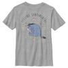 Disney Boy's Winnie The Pooh Eeyore Feeling Sentimental with Flowers T-Shirt - Athletic Heather - X Large view 1