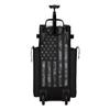 Boombah Rolling Superpack 2.0 Baseball/Softball Gear Bag - 23-1/2" x 13-1/2" x 9-1/2" - USA Honor Black Ops Black/Charcoal - Telescopic Handle - Holds 4 Bats - Wheeled Version view 3