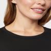 32 Degrees Heat Womens Ultra Soft Thermal Lightweight Baselayer Crew Neck Long Sleeve Top, Black, Large view 3