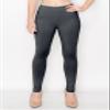 ALWAYS Soft Leggings for Women - High Waisted Tummy Control Compression Yoga Workout Pants Charcoal 2 Plus view 3