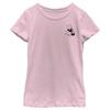 Disney Girl's Winnie The Pooh Bear Pocket Sketch T-Shirt - Light Pink - Medium view 1