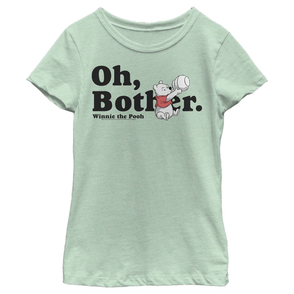 Girl's Winnie The Pooh Oh, Bother T-Shirt - Mint - Small