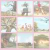 Disney Girl's Winnie The Pooh Scene Panels T-Shirt - Light Pink - Small view 3