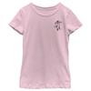 Disney Girl's Winnie The Pooh Tigger Pocket Sketch T-Shirt - Light Pink - Large view 1