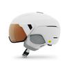 Giro Aria Spherical MIPS Ski Helmet - Snowboarding Helmet for Women with Integrated Visor - Matte White - Size M (55.5-59cm) view 1