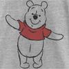 Disney Winnie The Pooh Basic Sketch Pooh Girl's Heather Crew Tee view 3