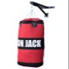 Iron Jack Heavy Bag Boxing Punching Bag MMA Training Unfilled 3 in 1 Full Set, MMA Gloves, Wall Bracket Hanging Chain, Sandbag for Kickboxing, Karate, Muay Thai, Martial Arts - Canvas Training Bag view 4