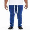 WEIV GEAR Mens Track Pants  Casual Drawstring Elastic Waist Ankle Zipper Skinny Fit Sweatpants Joggers Workout Active P201 Denim M view 2
