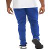WEIV GEAR Mens Track Pants  Casual Drawstring Elastic Waist Ankle Zipper Skinny Fit Sweatpants Joggers Workout Active P201 Denim M view 3