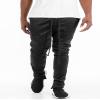 WEIV GEAR Mens Track Pants  Casual Drawstring Elastic Waist Ankle Zipper Skinny Fit Sweatpants Joggers Workout Active P201 Black XL view 2