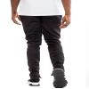 WEIV GEAR Mens Track Pants  Casual Drawstring Elastic Waist Ankle Zipper Skinny Fit Sweatpants Joggers Workout Active P201 Black XL view 3