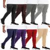 WEIV GEAR Mens Track Pants  Casual Drawstring Elastic Waist Ankle Zipper Skinny Fit Sweatpants Joggers Workout Active P201 Black XL view 4