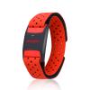 FITCENT Heart Rate Monitor Armband, Bluetooth ANT+ Optical Heart Rate Sensor Arm Band, Rechargeable Fitness Tracker for Peloton Strava Zwift Polar Beat DDP Yoga Wahoo Fitness (Red) view 1