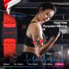 FITCENT Heart Rate Monitor Armband, Bluetooth ANT+ Optical Heart Rate Sensor Arm Band, Rechargeable Fitness Tracker for Peloton Strava Zwift Polar Beat DDP Yoga Wahoo Fitness (Red) view 3