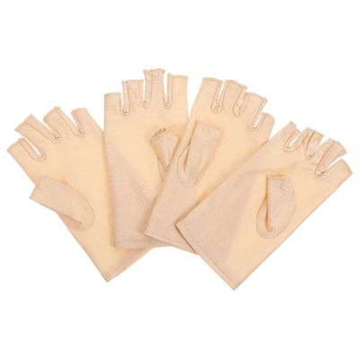 Healifty 2pairs Breathable Half Finger Spandex Gloves for Outdoor Riding Touchscreen Compatible Lightweight for Cycling and Driving