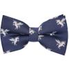 OCIA Boys Dinosaur Sharks Pattern Pre-Tied Bowtie Kids Adjustable Bow Tie Navy White (Unicorn) view 1