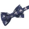 OCIA Boys Dinosaur Sharks Pattern Pre-Tied Bowtie Kids Adjustable Bow Tie Navy White (Unicorn) view 3