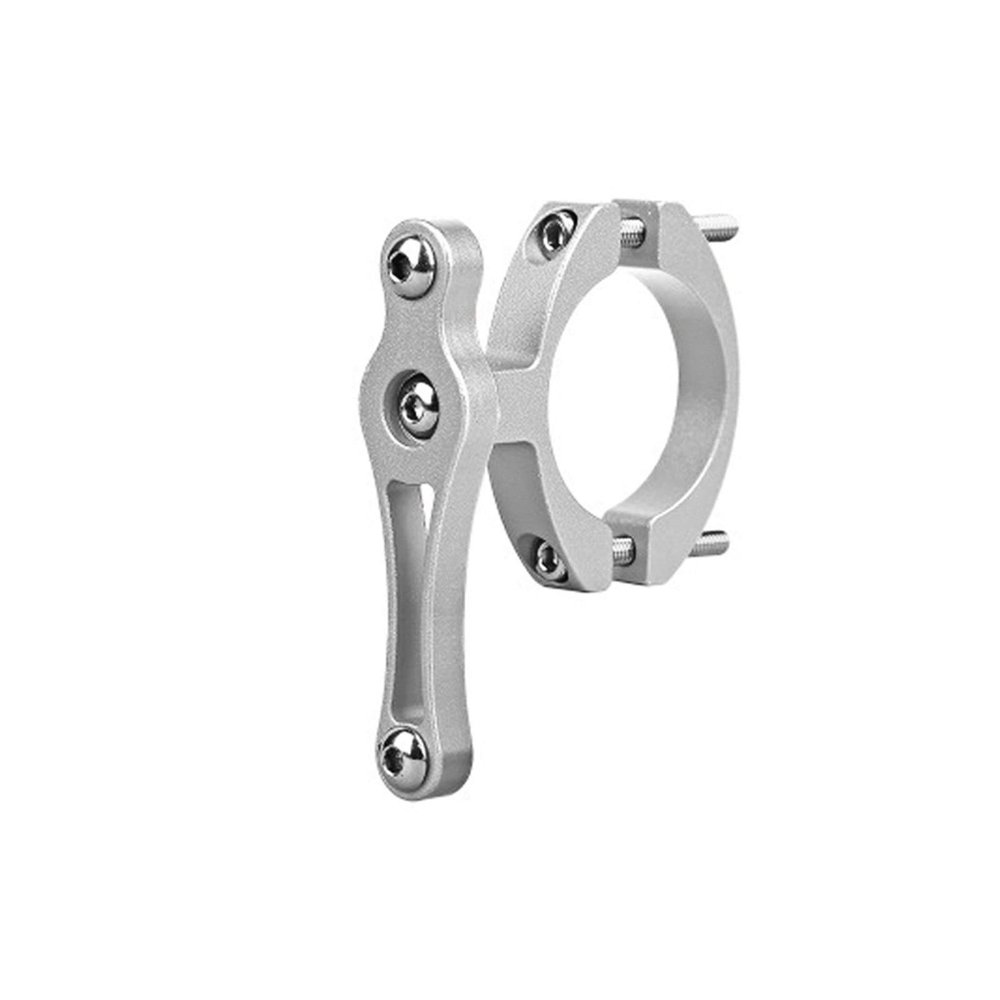 Bicycle Accessories Bicycle Water Bottle Holder Adapter Cycling Handlebar Water Bottle Cup Holder Aluminum Alloy MTB Bike Bottle Cage Bracket Clip Bike Parts (Color : Silver)