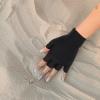 Healifty 2pairs Uv Half Finger Cycling Gloves Breathable Sports Gloves for Riding Driving and Outdoor Activities Lightweight Touchscreen Compatible view 2