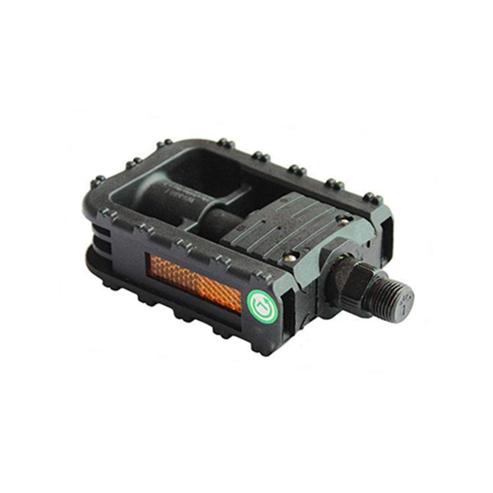 SJHY Bicycle Accessories 1 Pair Bicycle Pedals Universal Plastic Mountain Bicycle Foldable Pedal Non-Slip Cleats Durable Pedal Cycle Accessorie Bike Parts