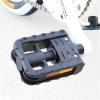 SJHY Bicycle Accessories 1 Pair Bicycle Pedals Universal Plastic Mountain Bicycle Foldable Pedal Non-Slip Cleats Durable Pedal Cycle Accessorie Bike Parts view 2