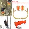 Qrenia Tree Climbing Spikes, Adjustable Non-Slip Pole Climbing Gear with Safety Harness, Electrician Wooden Pole Foot Buckle for Hunting Observation, Picking Fruit view 2