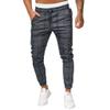 Maryia Men's Casual Plaid Trousers Flat-Front Skinny Slim Fit Track Chino Pants Running Sport Joggers Sweatpants view 1
