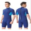 FLEXEL Shorty Wetsuit for Men and Women, 2mm 3mm Neoprene Back Zip Diving Suit Keep Warmth in Cold Water for Diving Snorkeling Surfing Swimming view 1