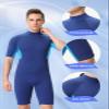 FLEXEL Shorty Wetsuit for Men and Women, 2mm 3mm Neoprene Back Zip Diving Suit Keep Warmth in Cold Water for Diving Snorkeling Surfing Swimming view 4