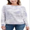 Splendid Ladies Thermal Tie Dye Top (Lavender Tie Dye, X-Large) view 1