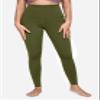 QUEENIEKE Ultra High Waisted Leggings for Women 27" - Compression Tummy Control Yoga Pants Gym Active Tight (Wild Pine, X-Large) view 2
