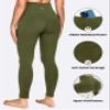 QUEENIEKE Ultra High Waisted Leggings for Women 27" - Compression Tummy Control Yoga Pants Gym Active Tight (Wild Pine, X-Large) view 4