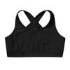 Freebily Kids Girls Criss Cross Back Crop Top Active Gymnastics Dance Workout Tank Top Black 4 Years view 1