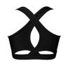 Freebily Kids Girls Criss Cross Back Crop Top Active Gymnastics Dance Workout Tank Top Black 4 Years view 4