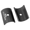 1pair Bike Handlebar Shims, Aluminum Alloy Stem Reducer Practical Bike Handle Shim, Bicycle Handlebar Conversion Sheet, Universal Bike Handlebar Spacers Clamp(Black,Size:25.4 to 31.8mm)