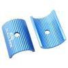 1pair Bike Handlebar Shims, Aluminum Alloy Stem Reducer Practical Bike Handle Shim, Bicycle Handlebar Conversion Sheet, Universal Bike Handlebar Spacers Clamp(Blue,Size:25.4 to 31.8mm)