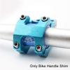 1pair Bike Handlebar Shims, Aluminum Alloy Stem Reducer Practical Bike Handle Shim, Bicycle Handlebar Conversion Sheet, Universal Bike Handlebar Spacers Clamp(Blue,Size:25.4 to 31.8mm) view 3