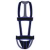 Agoky Mens Jockstrap Athletic Supporter Leotard Jumpsuits Wrestling Singlet with Removable Pouch Blue X-Large view 3