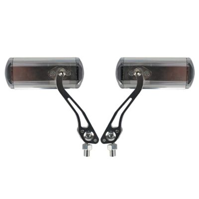 Bicycle Accessories 1 Pair 360 Mountain Bicycle Handlebar Rearview Mirror Safe Rear Mirror Suitable for Most Bike Handlebar Bike Parts (Color : 04)