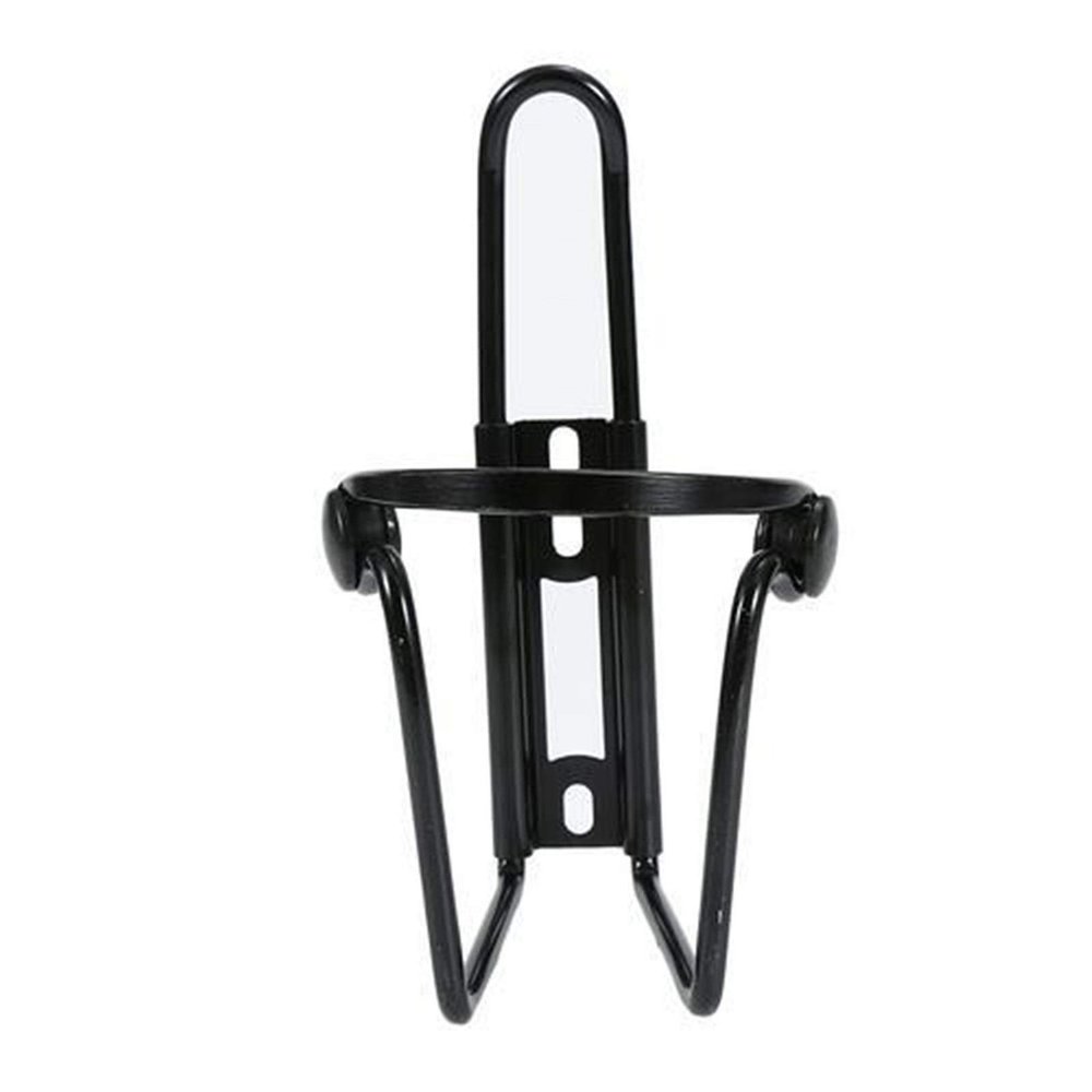 SJHY Bicycle Accessories Outdoor Metal Water Bottle Rack Cage Holder Aluminum Alloy Bike Cycling Bottle Holder Mountain Folding Bike Cage Bike Parts (Color : Black)
