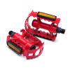 SJHY Bicycle Accessories 1 Pair Aluminum Alloy Pedal Bicycle Pedal Mountain Road Bike Part Pedal Cycling Bike Ultra-Light Hollow Bearing Pedals Bike Parts (Color : Red) view 1